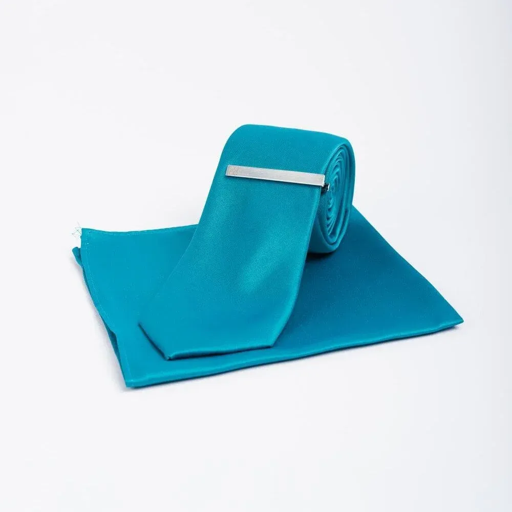 Image of Aqua Tie Set