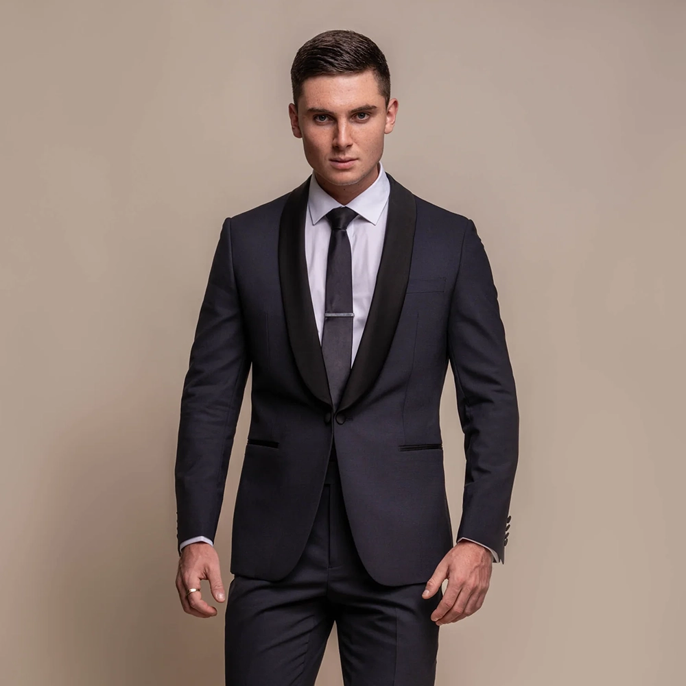 Image of Aspen Navy 2 Piece Tuxedo