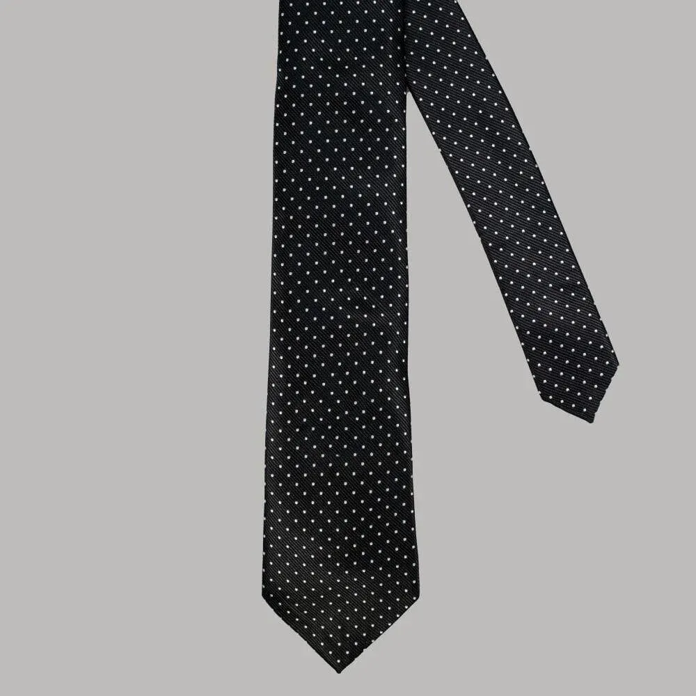 Image of Black Dot Tie Set
