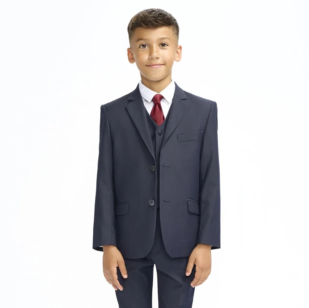 Boys Malibu Navy 3 Piece Suit