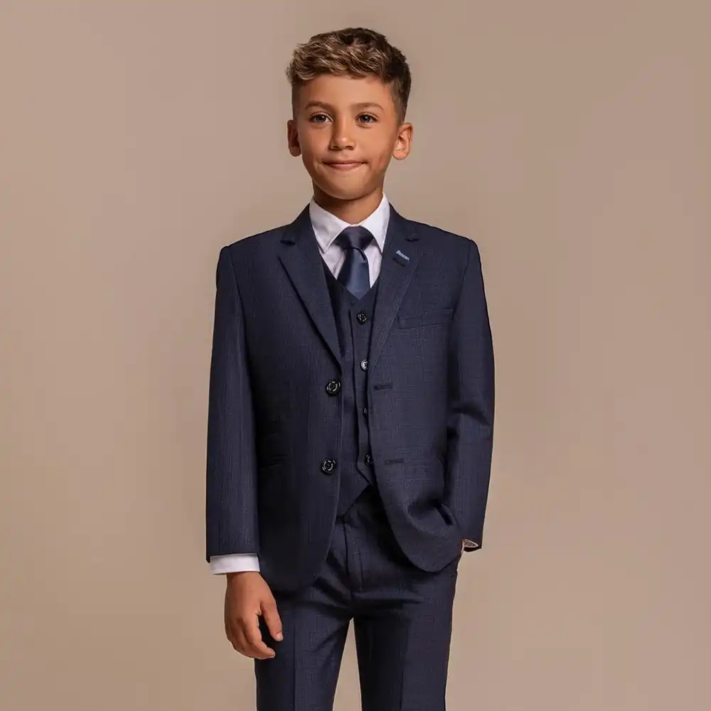 Boys Seeba Navy 3 Piece Suit