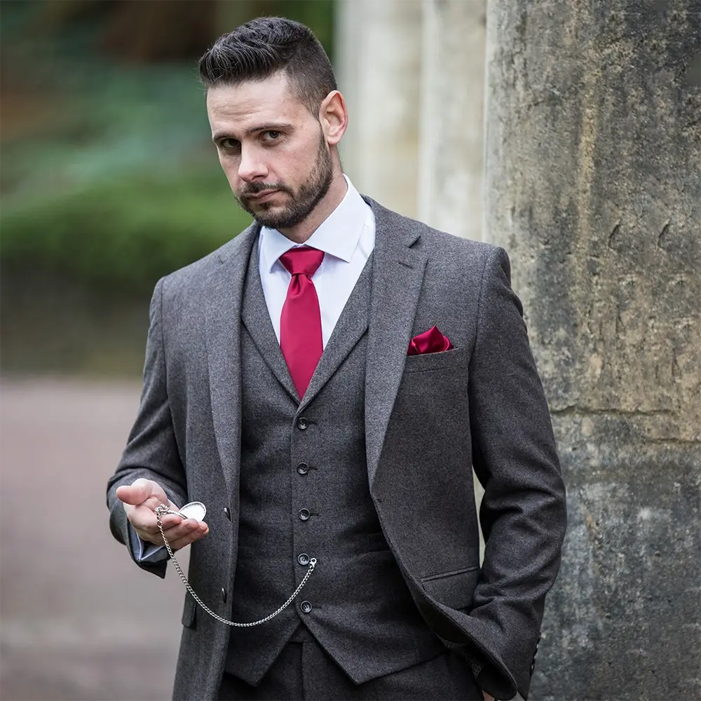 Brown Tweed 3 Piece Suit alternate