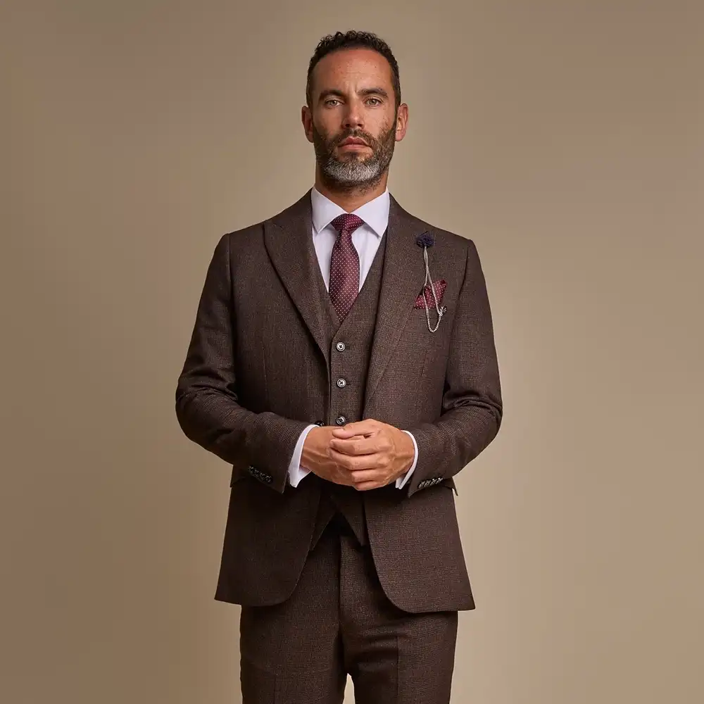 Caridi Brown 3 Piece Suit