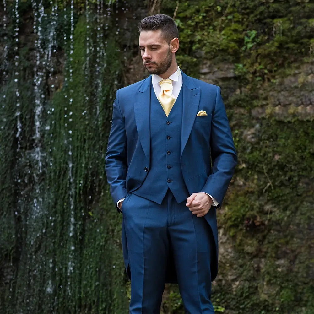 Image of Epsom Tails Ocean Blue 3 Piece Suit