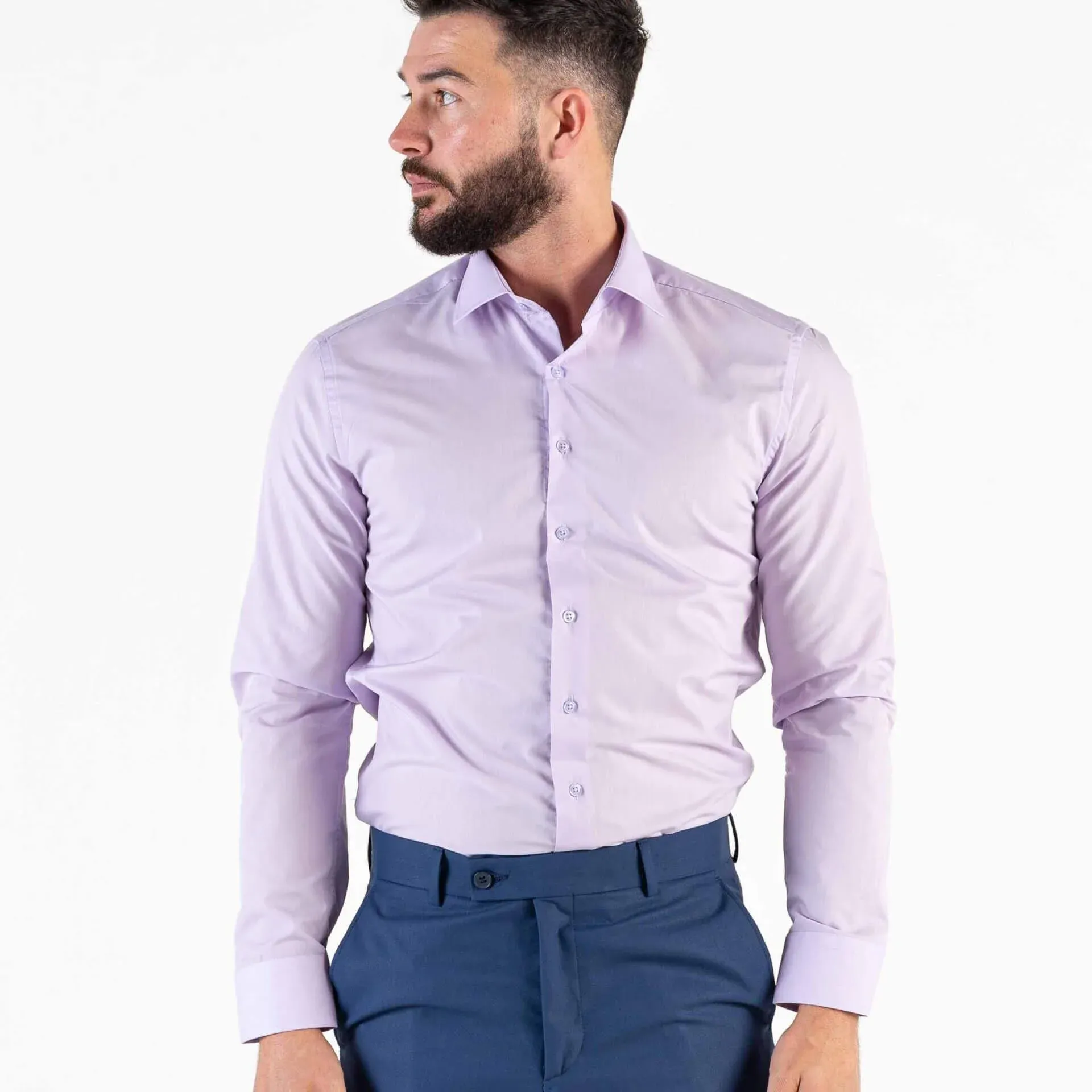 Image of Lilac Slim Fit Shirt