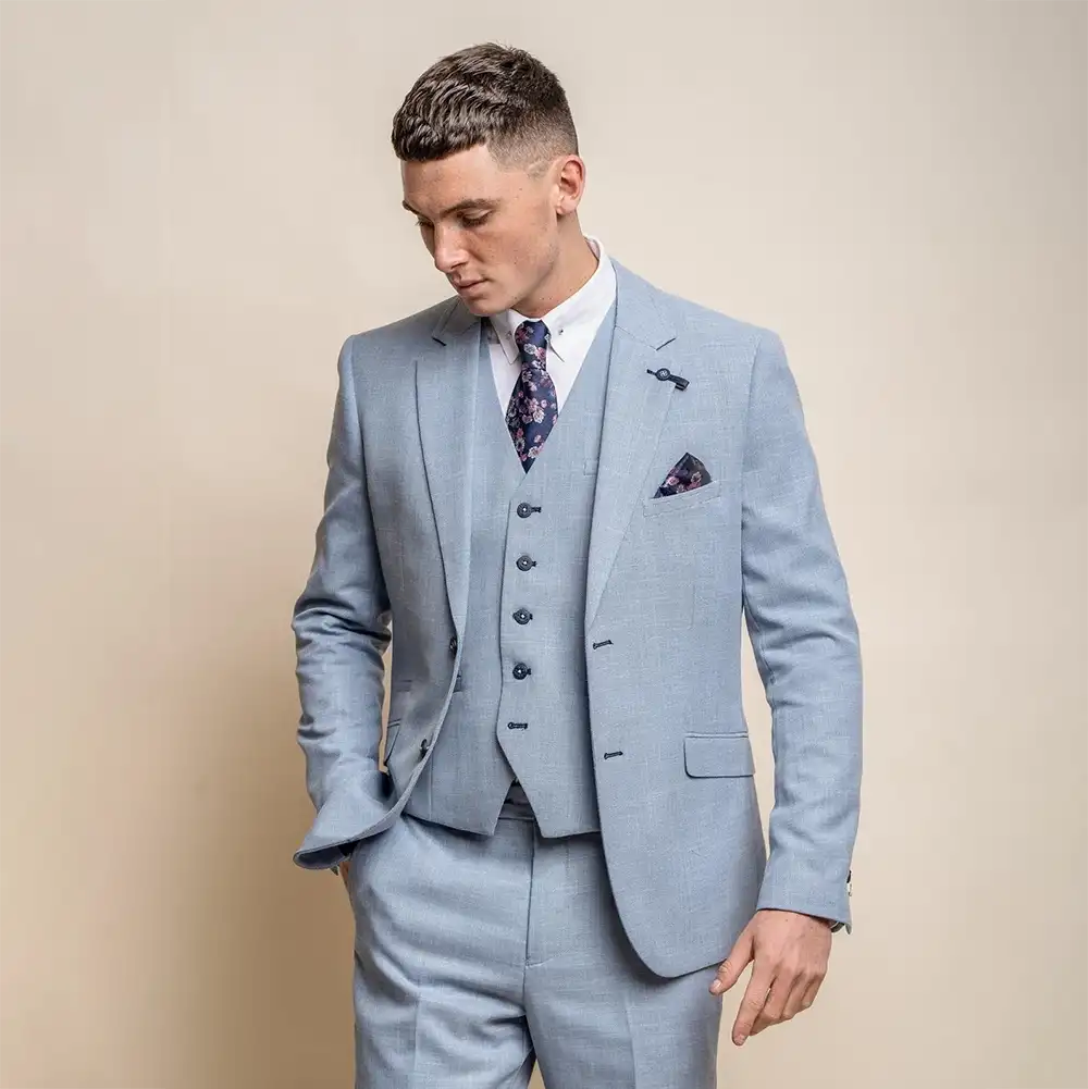 Image of Miami Sky 3 Piece Suit