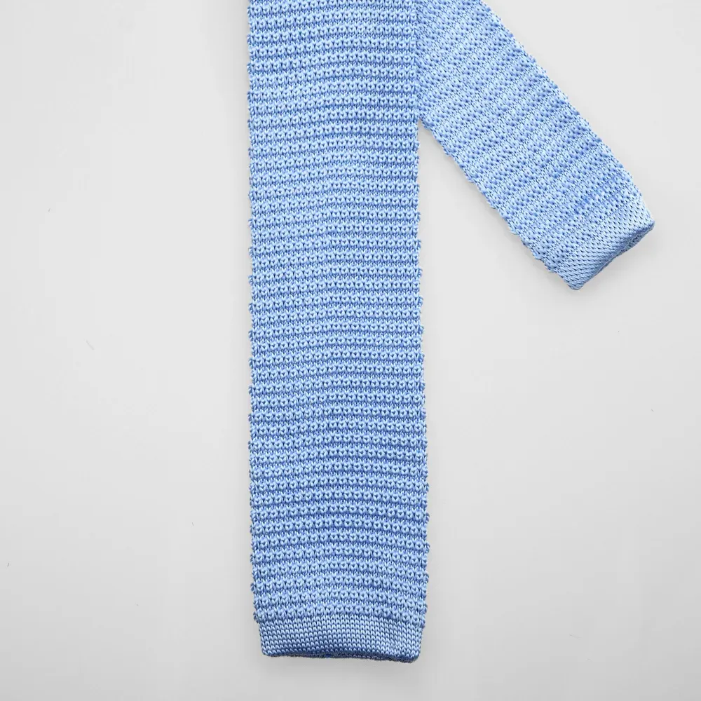 Image of Sky Knitted Tie Set
