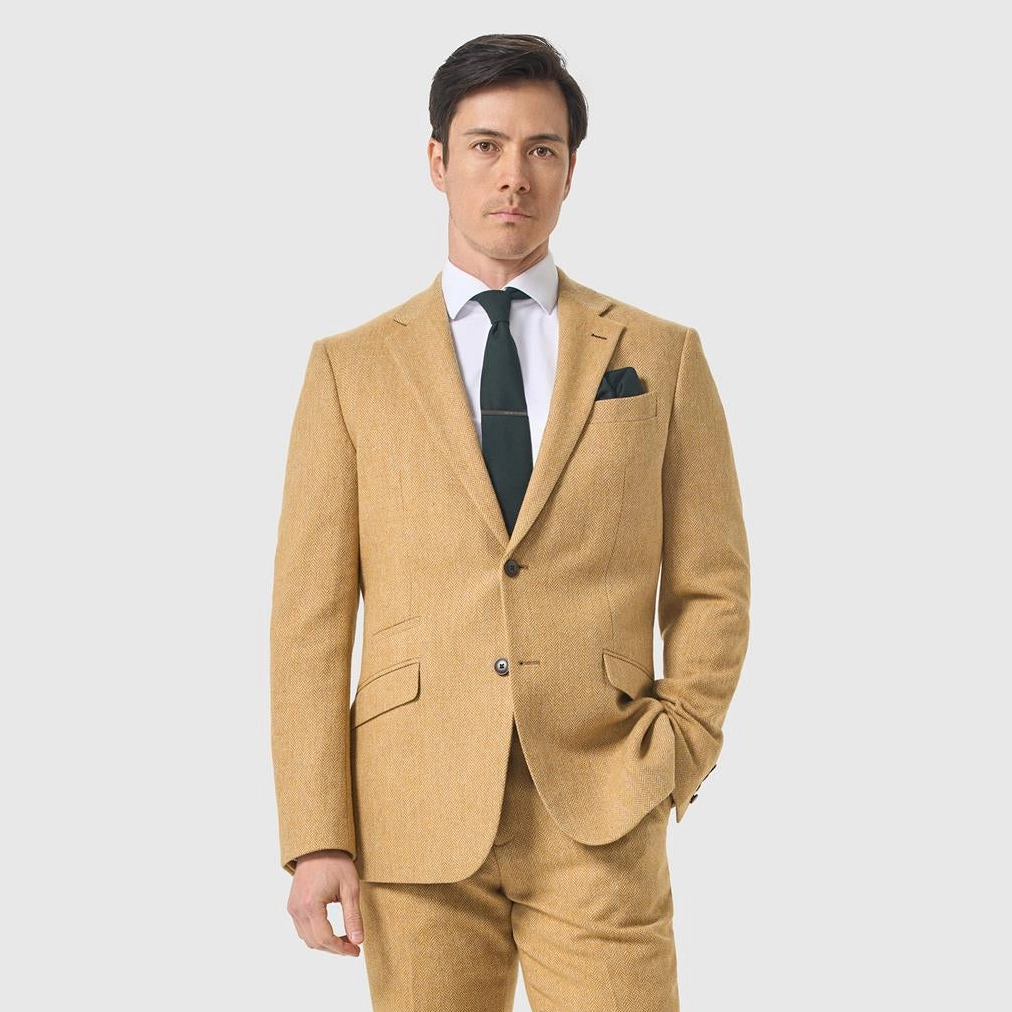 Image of Thomas Amber Tweed 3 Piece Suit