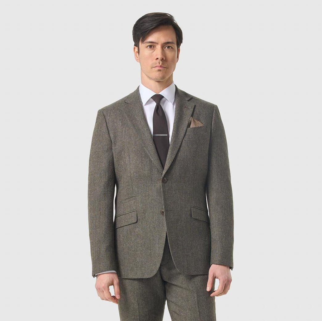 Image of Thomas Sage Tweed 3 Piece Suit