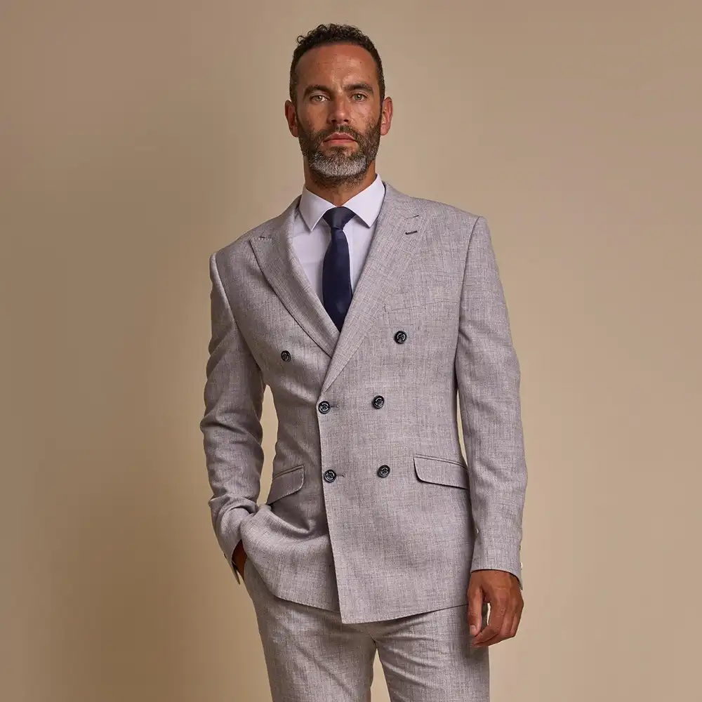 Image of Tokyo Dove Double Breasted 2 Piece Suit