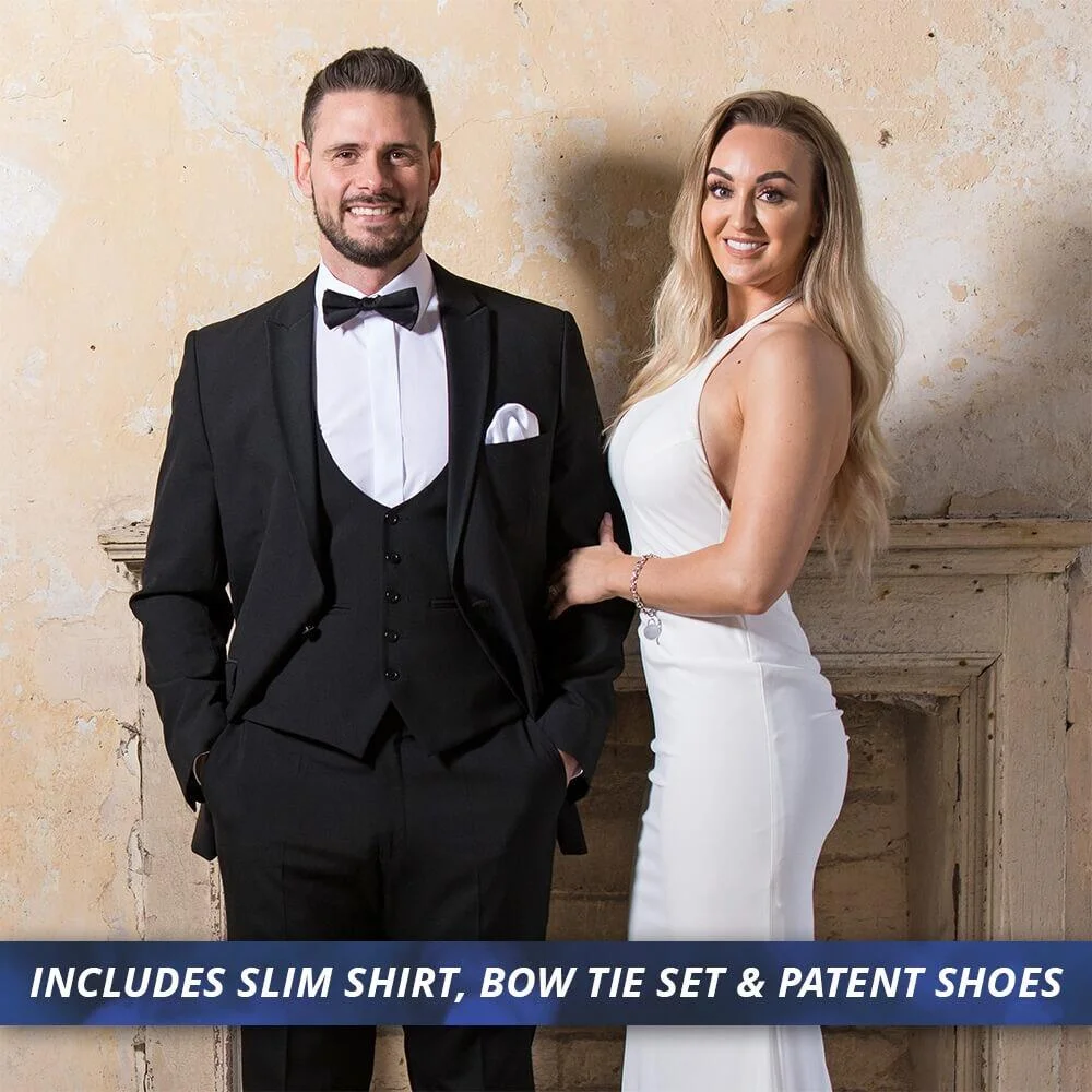 Image of Venice 3 Piece Suit Grooms Package