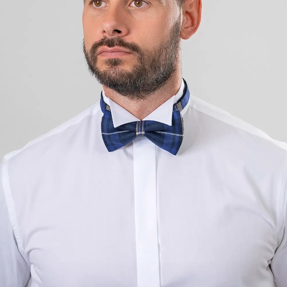 White Wing Collar Shirt